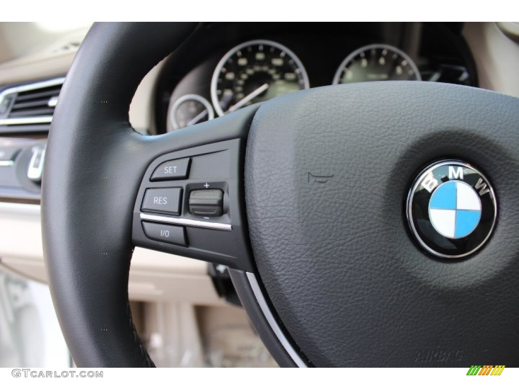 2012 7 Series 750i xDrive Sedan - Mineral White Metallic / Oyster photo #17