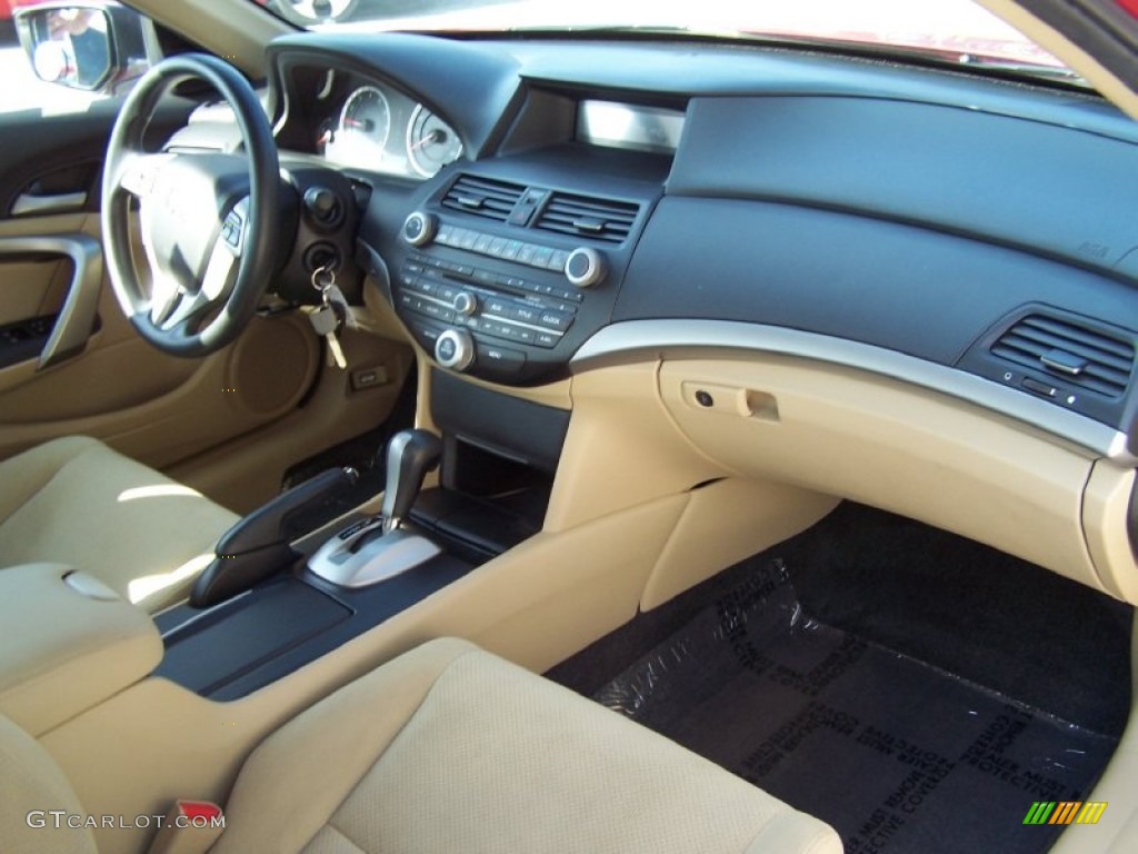 2011 Honda Accord EX Coupe Ivory Dashboard Photo #69484057