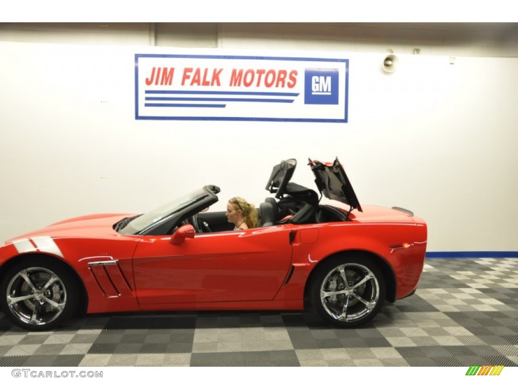 2012 Corvette Grand Sport Convertible - Torch Red / Ebony photo #69