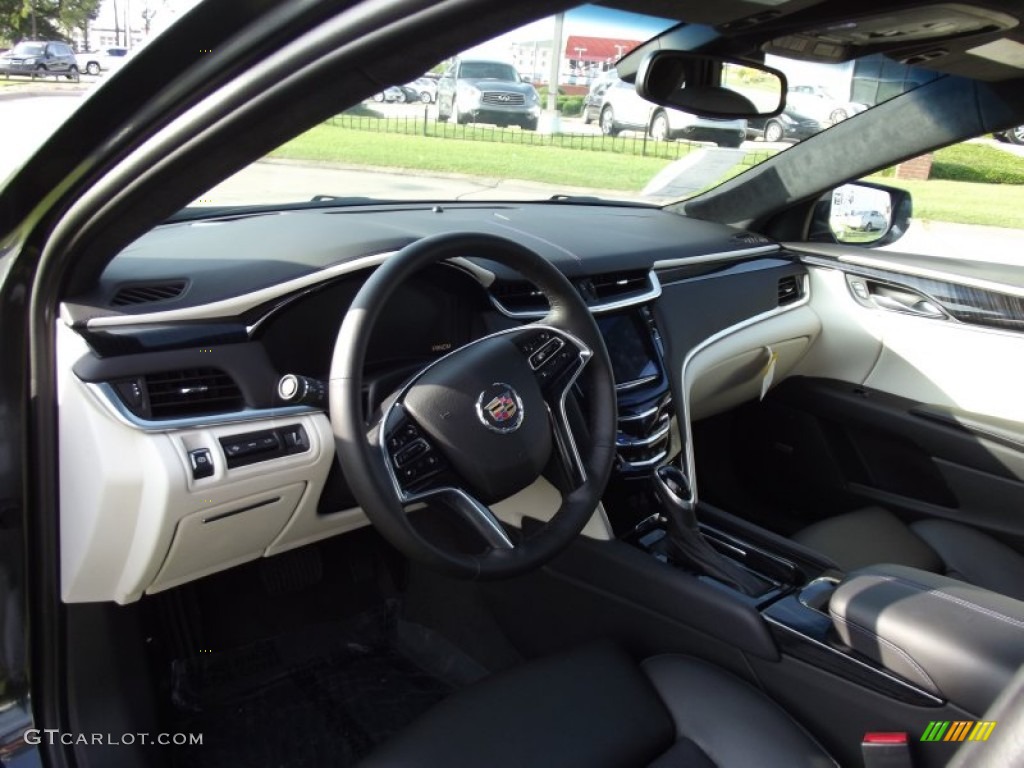 2013 Cadillac XTS Platinum FWD Jet Black/Light Wheat Opus Full Leather Dashboard Photo #69485722