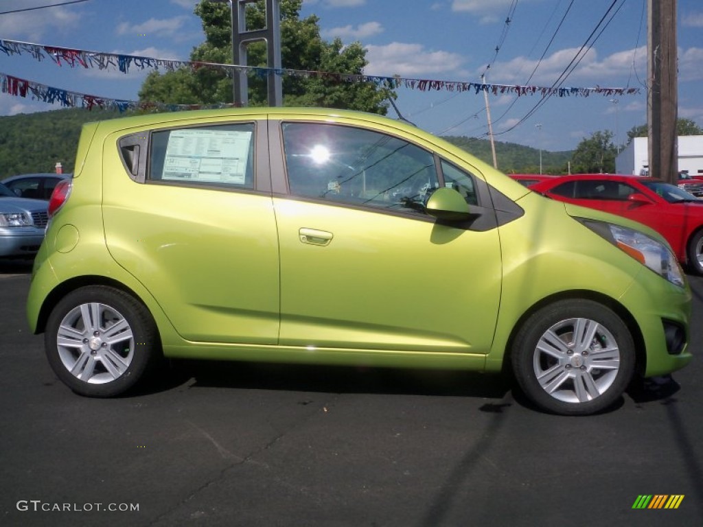 Jalapeno (Green) 2013 Chevrolet Spark LT Exterior Photo #69486829