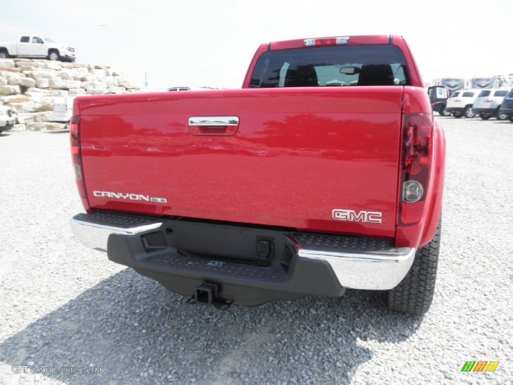 Fire Red 2012 GMC Canyon SLE Extended Cab 4x4 Exterior Photo #69487378