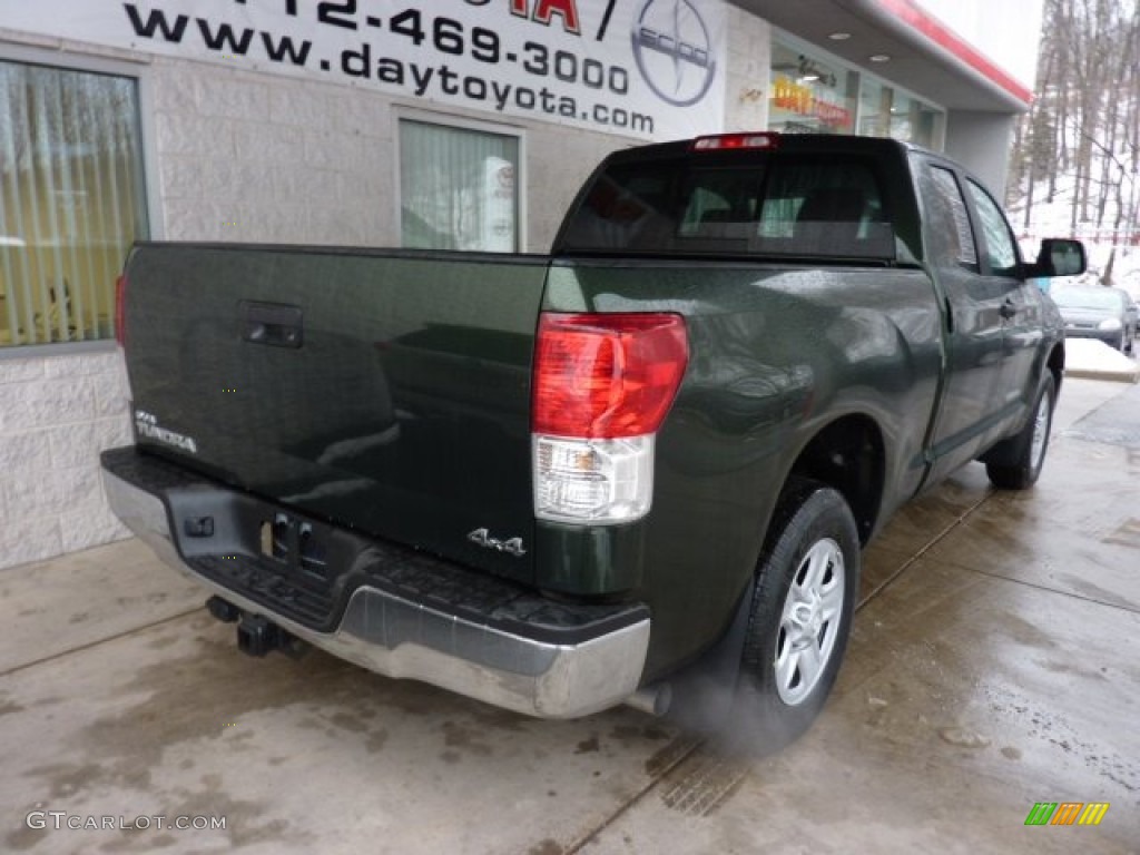 2011 Tundra Double Cab 4x4 - Spruce Green Mica / Graphite Gray photo #2