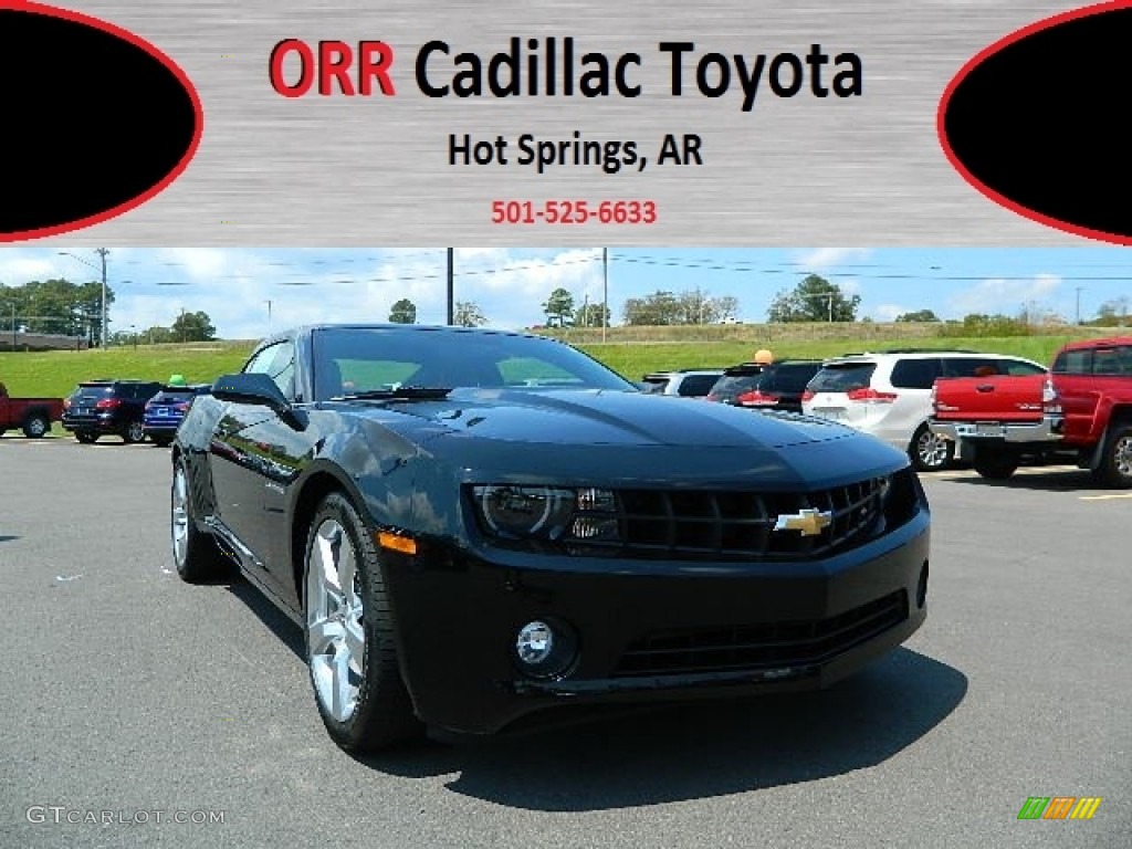 2011 Camaro LT/RS Coupe - Black / Black photo #1
