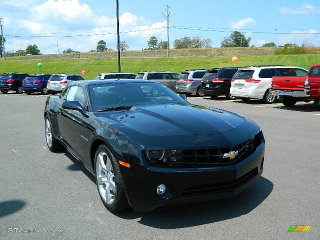 2011 Camaro LT/RS Coupe - Black / Black photo #2