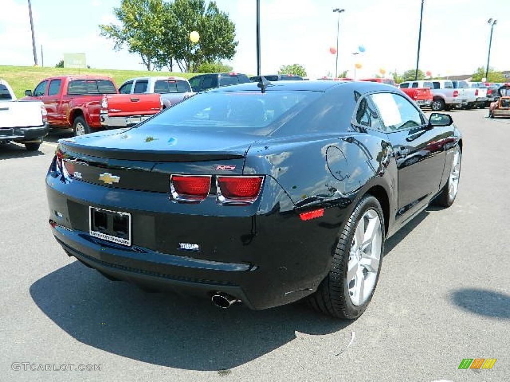 2011 Camaro LT/RS Coupe - Black / Black photo #4