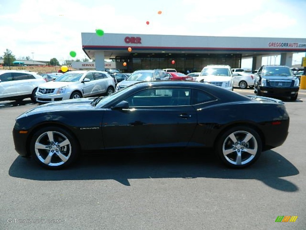 2011 Camaro LT/RS Coupe - Black / Black photo #7