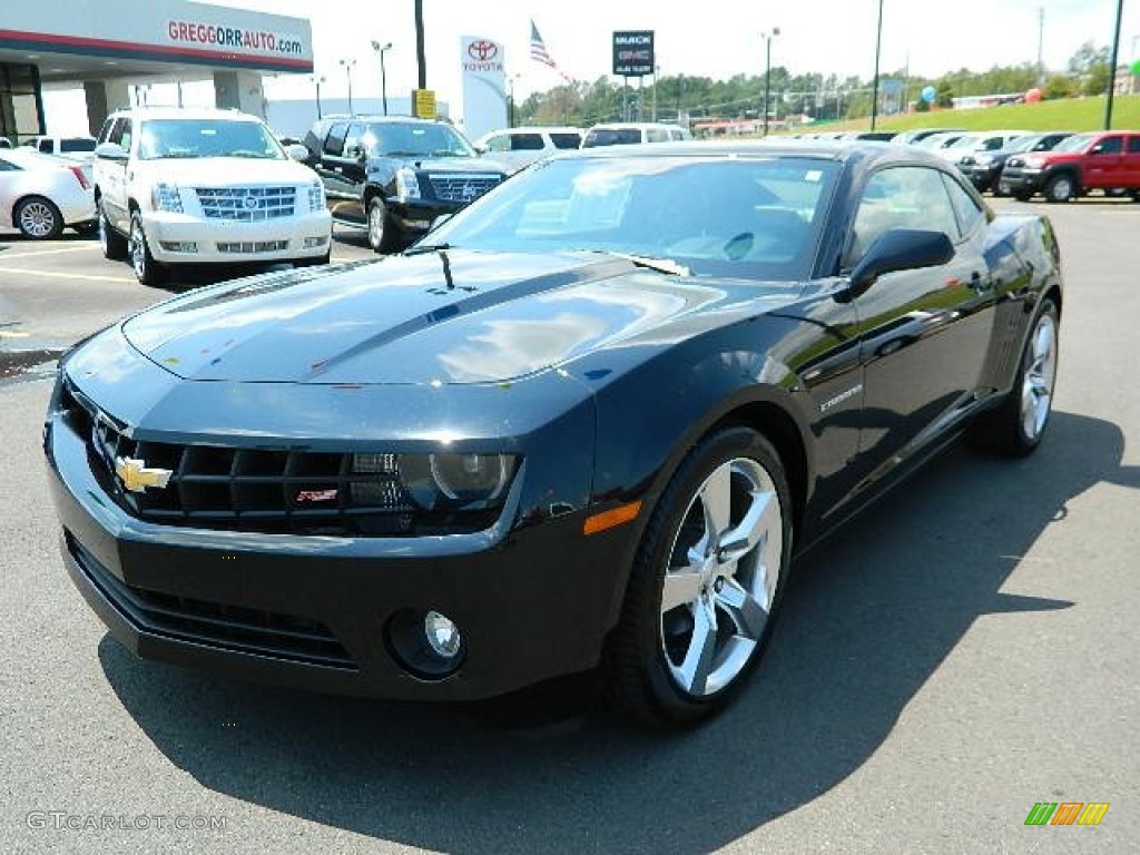 2011 Camaro LT/RS Coupe - Black / Black photo #8