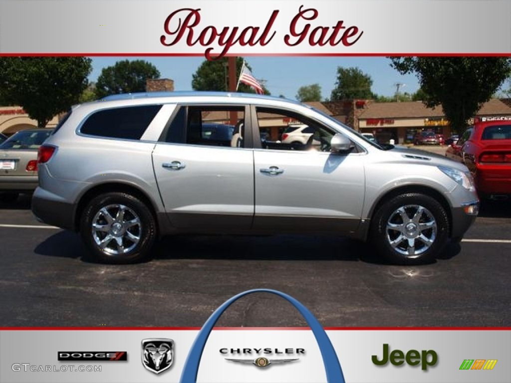 2008 Enclave CXL AWD - Platinum Metallic / Titanium/Dark Titanium photo #1