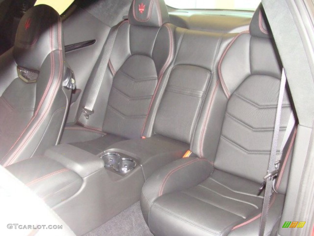 2013 Maserati GranTurismo Sport Coupe Rear Seat Photo #69489781
