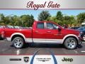 Deep Cherry Red Crystal Pearl 2012 Dodge Ram 1500 Laramie Quad Cab 4x4