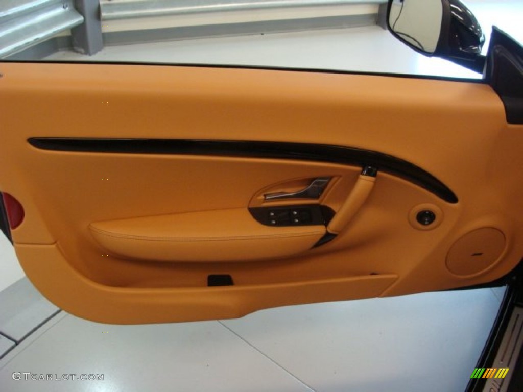 2012 Maserati GranTurismo Convertible GranCabrio Cuoio Door Panel Photo #69490282
