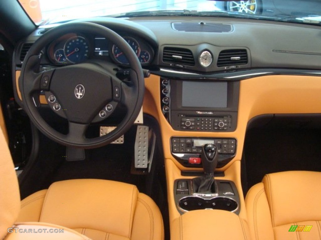 2012 Maserati GranTurismo Convertible GranCabrio Cuoio Dashboard Photo #69490323