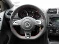 Interlagos Plaid Cloth Steering Wheel Photo for 2013 Volkswagen GTI #69491194
