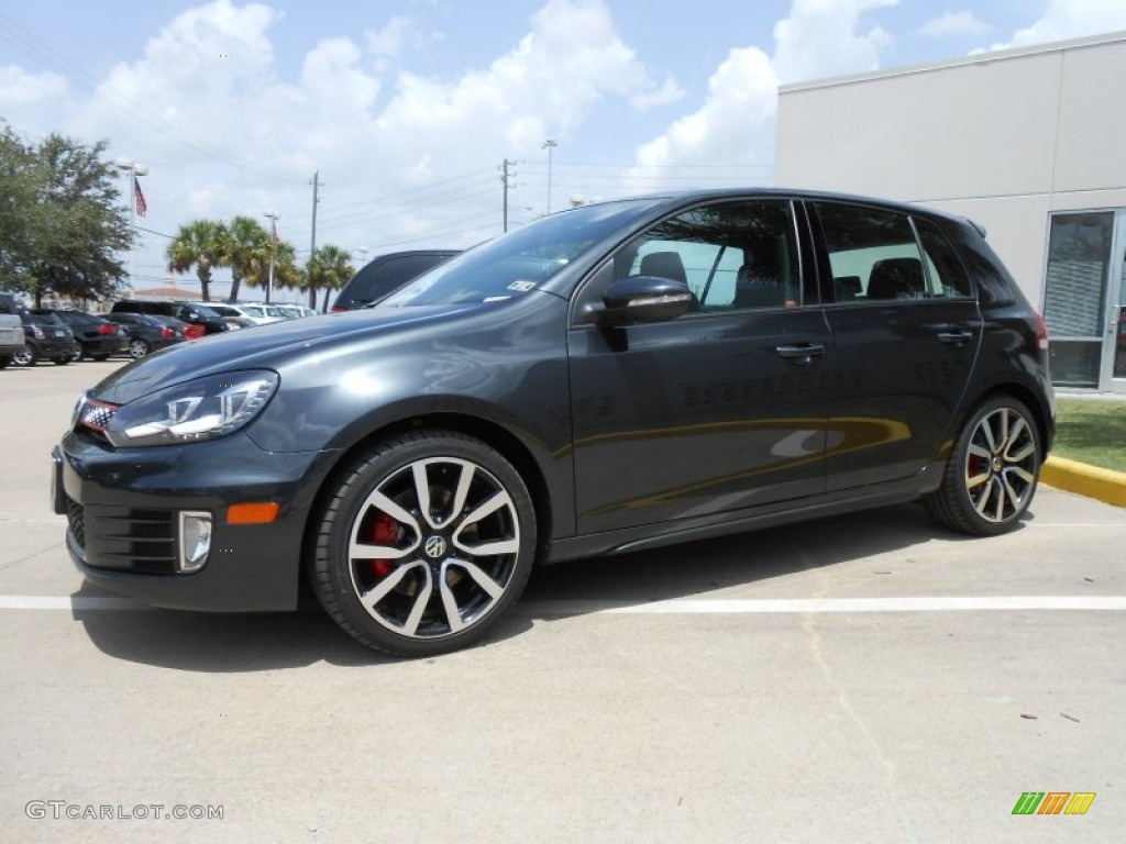 Carbon Steel Gray Metallic 2013 Volkswagen GTI 4 Door Autobahn Edition Exterior Photo #69491299