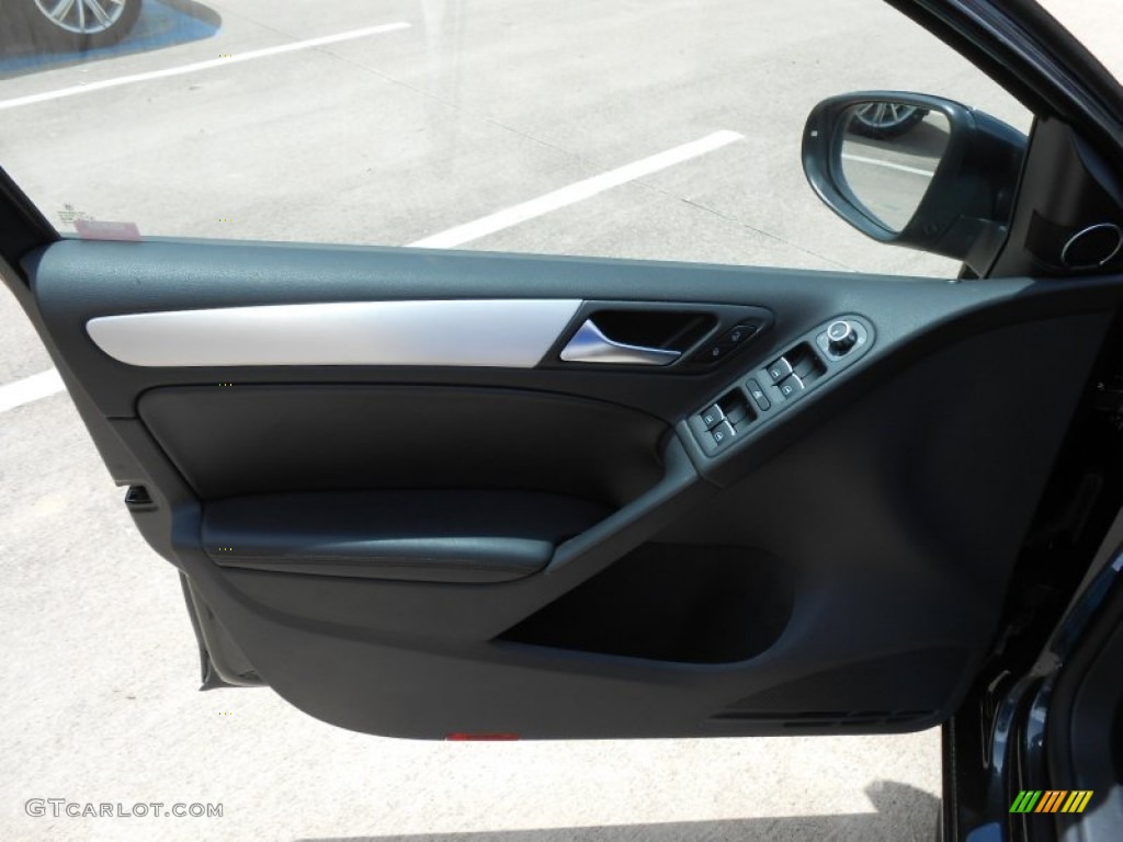 2013 GTI 4 Door Autobahn Edition - Carbon Steel Gray Metallic / Titan Black photo #9