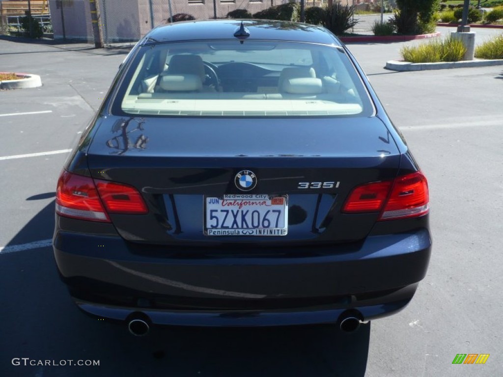 2007 3 Series 335i Coupe - Monaco Blue Metallic / Cream Beige photo #6
