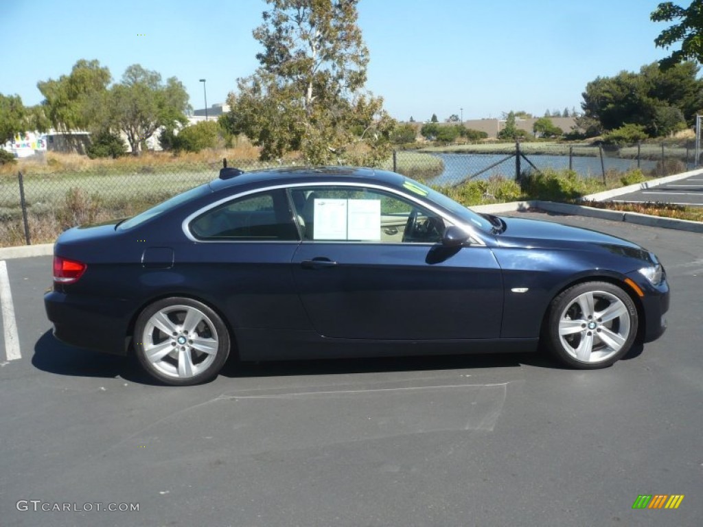 2007 3 Series 335i Coupe - Monaco Blue Metallic / Cream Beige photo #8