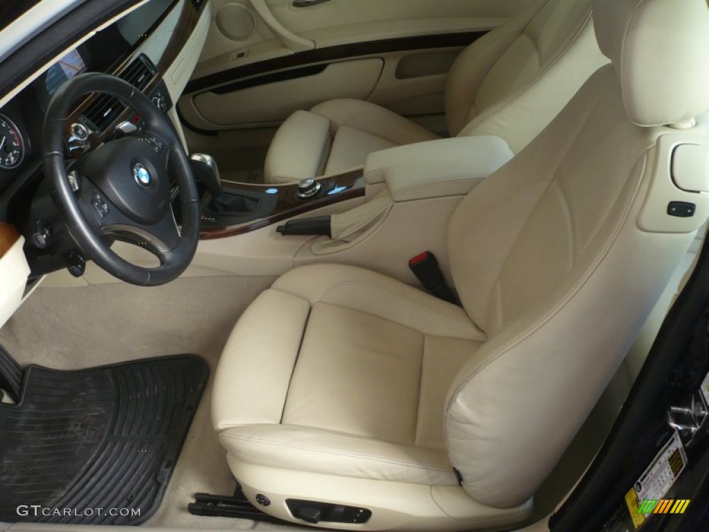 2007 3 Series 335i Coupe - Monaco Blue Metallic / Cream Beige photo #13