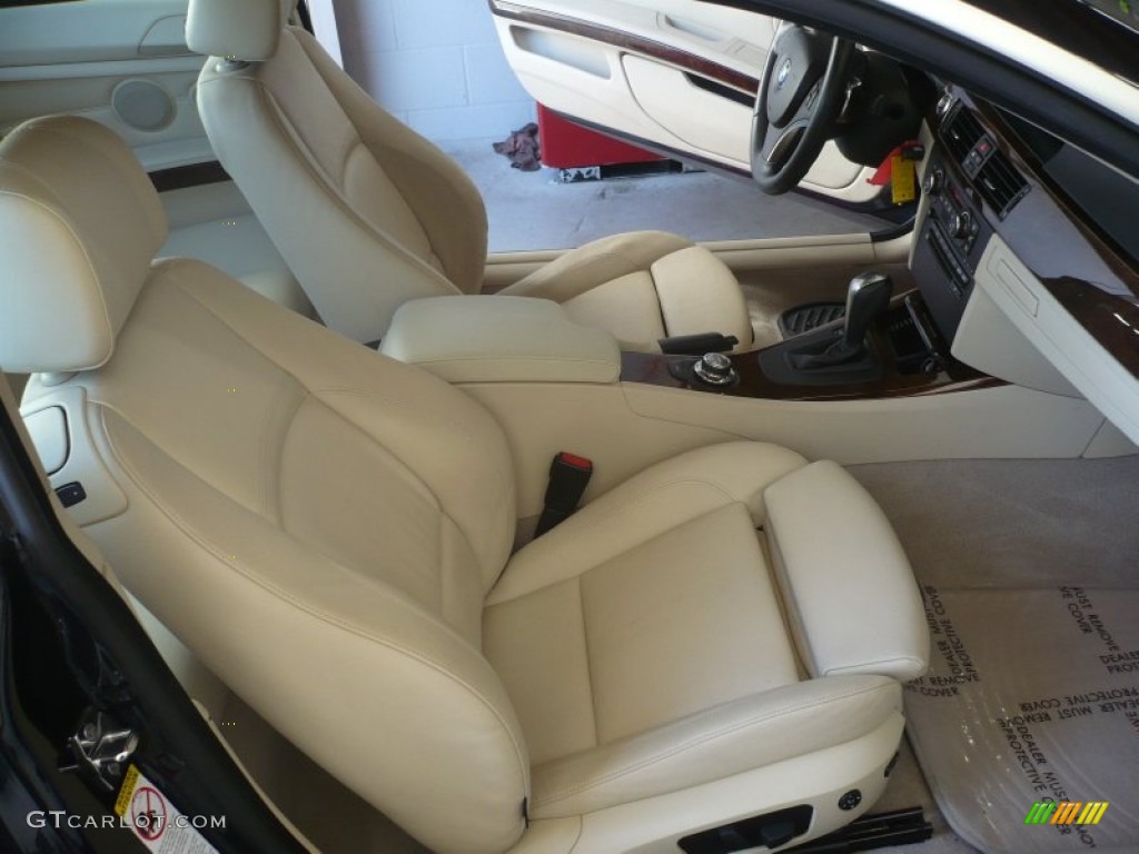 2007 3 Series 335i Coupe - Monaco Blue Metallic / Cream Beige photo #17