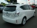 2012 Blizzard White Pearl Toyota Prius v Five Hybrid  photo #3