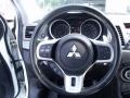 Black 2011 Mitsubishi Lancer RALLIART AWD Steering Wheel