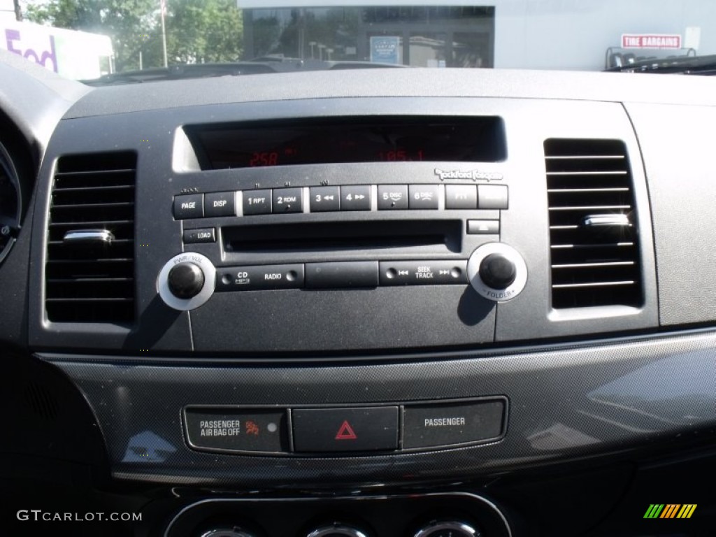 2011 Mitsubishi Lancer RALLIART AWD Controls Photo #69492568
