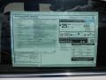  2013 Passat 2.5L SEL Window Sticker