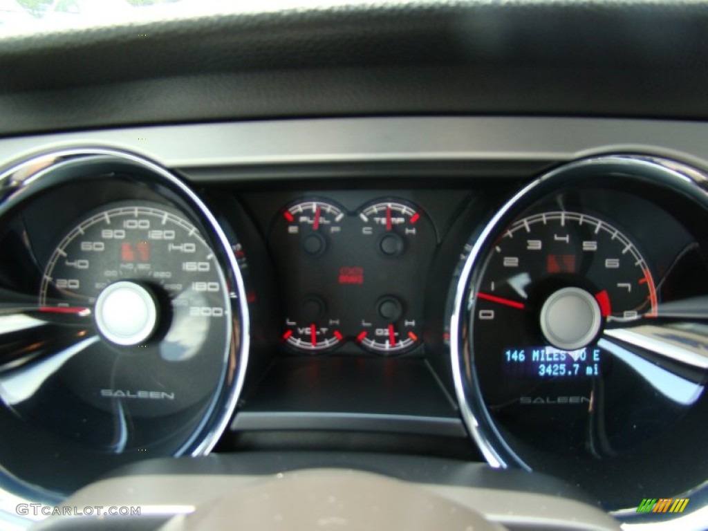 2011 Ford Mustang Saleen S302 Mustang Week Special Edition Convertible Gauges Photo #69493651