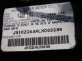 Info Tag of 1990 300ZX GS