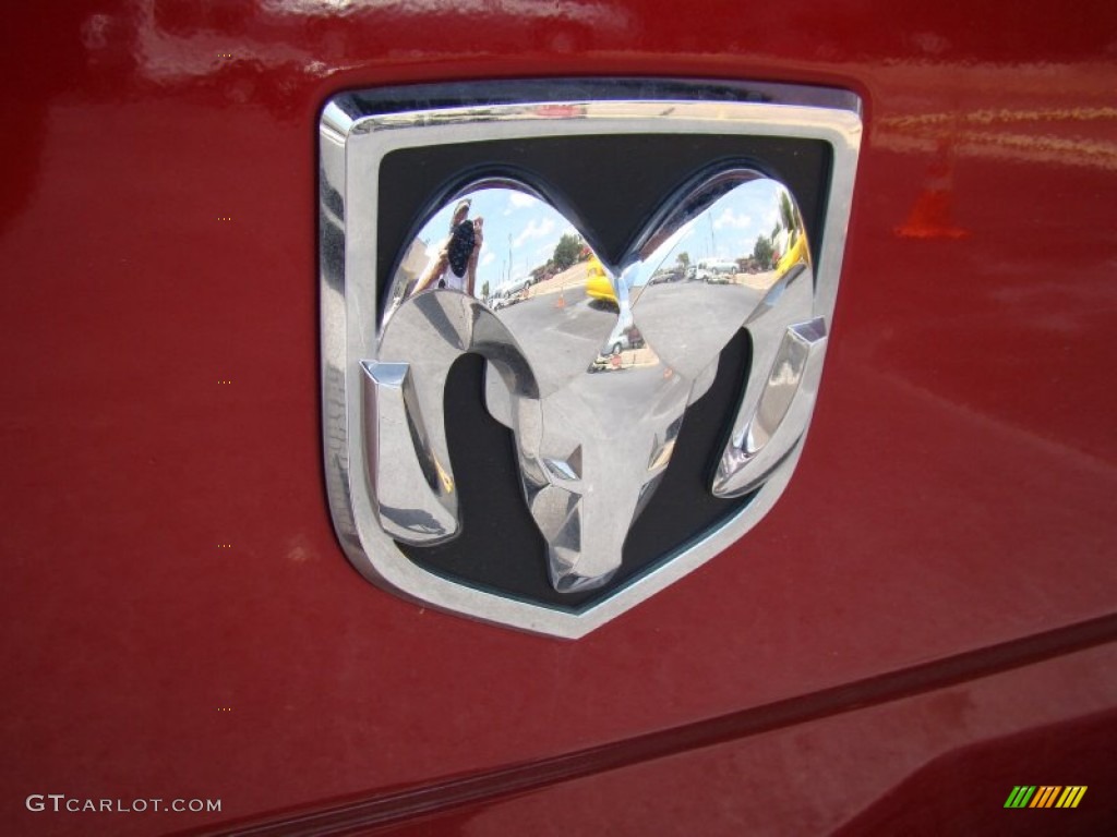 2011 Ram 1500 Laramie Crew Cab 4x4 - Deep Cherry Red Crystal Pearl / Light Pebble Beige/Bark Brown photo #34