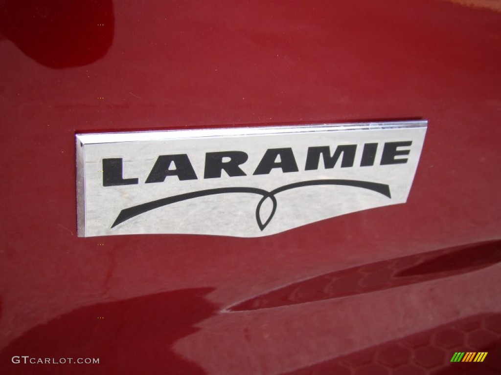 2011 Ram 1500 Laramie Crew Cab 4x4 - Deep Cherry Red Crystal Pearl / Light Pebble Beige/Bark Brown photo #35
