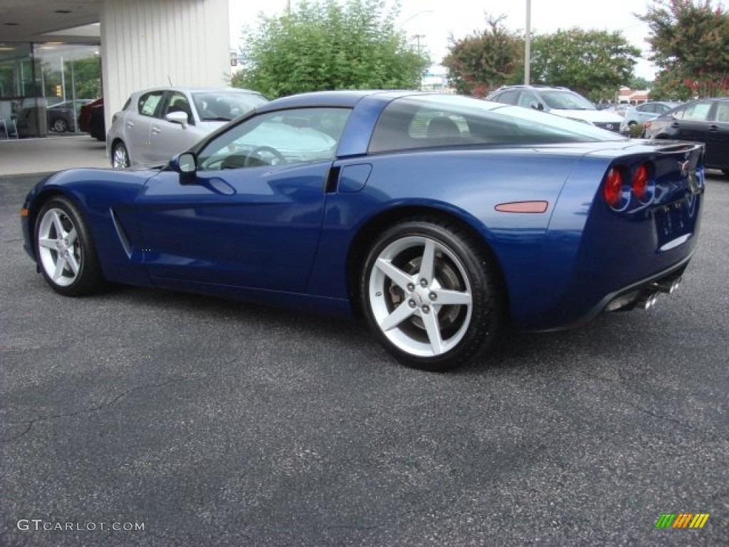 2005 Corvette Coupe - LeMans Blue Metallic / Cashmere photo #5
