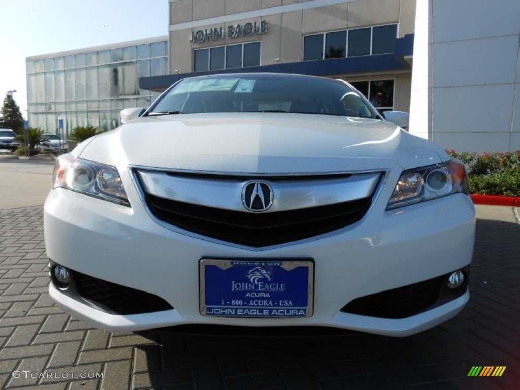 2013 ILX 2.0L Premium - Bellanova White Pearl / Parchment photo #2