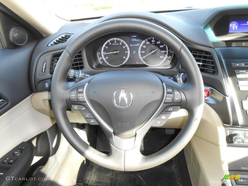 2013 ILX 2.0L Premium - Bellanova White Pearl / Parchment photo #16