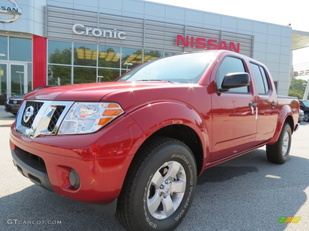 Lava Red Nissan Frontier