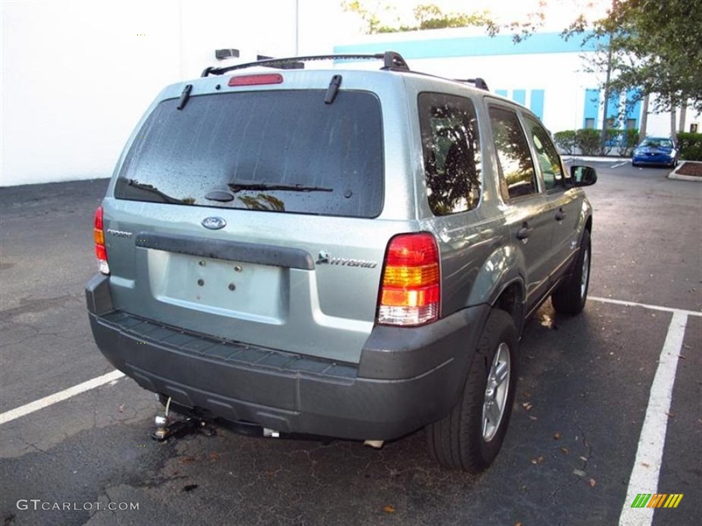 2006 Escape Hybrid - Titanium Green Metallic / Medium/Dark Flint photo #2