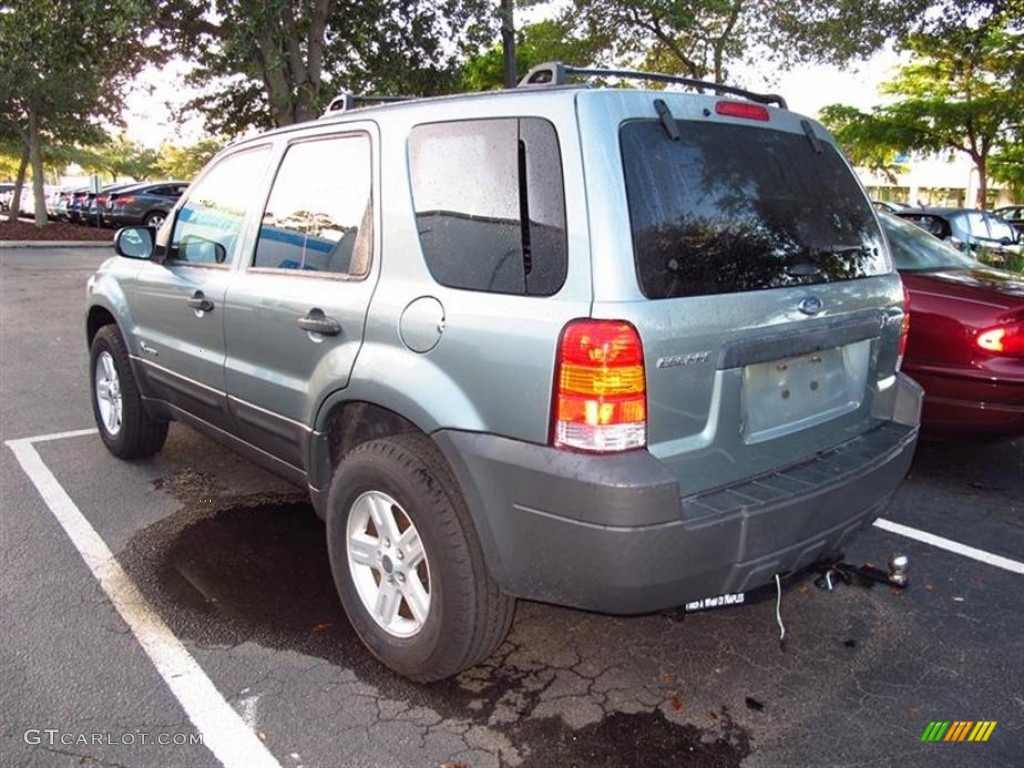 2006 Escape Hybrid - Titanium Green Metallic / Medium/Dark Flint photo #3