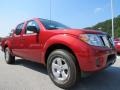 2012 Lava Red Nissan Frontier SV Crew Cab  photo #7