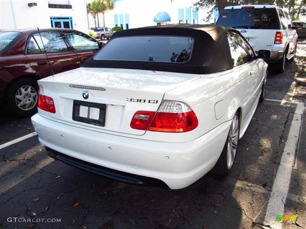 2004 3 Series 330i Convertible - Alpine White / Sand photo #2