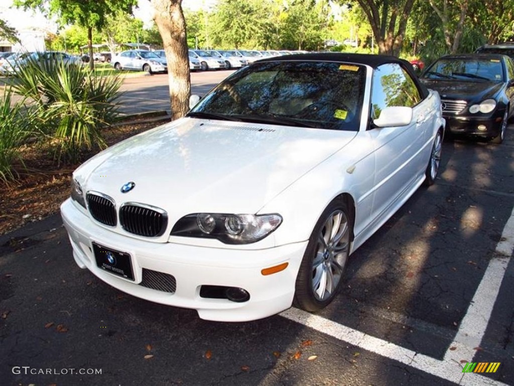 2004 3 Series 330i Convertible - Alpine White / Sand photo #4