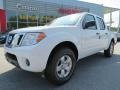 2012 Avalanche White Nissan Frontier SV Crew Cab  photo #1