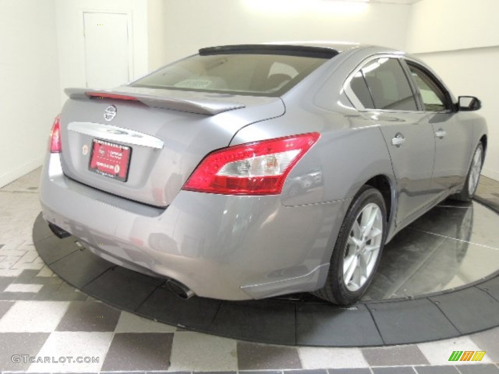 2009 Maxima 3.5 SV - Precision Gray Metallic / Frost Leather photo #7