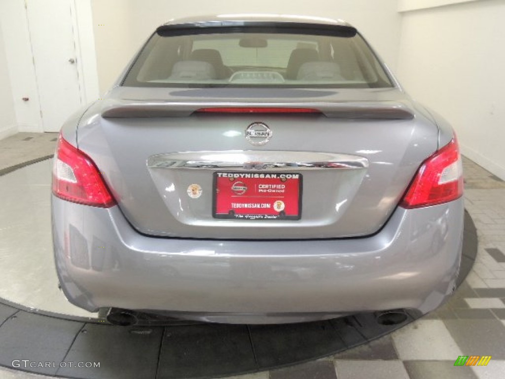 2009 Maxima 3.5 SV - Precision Gray Metallic / Frost Leather photo #8