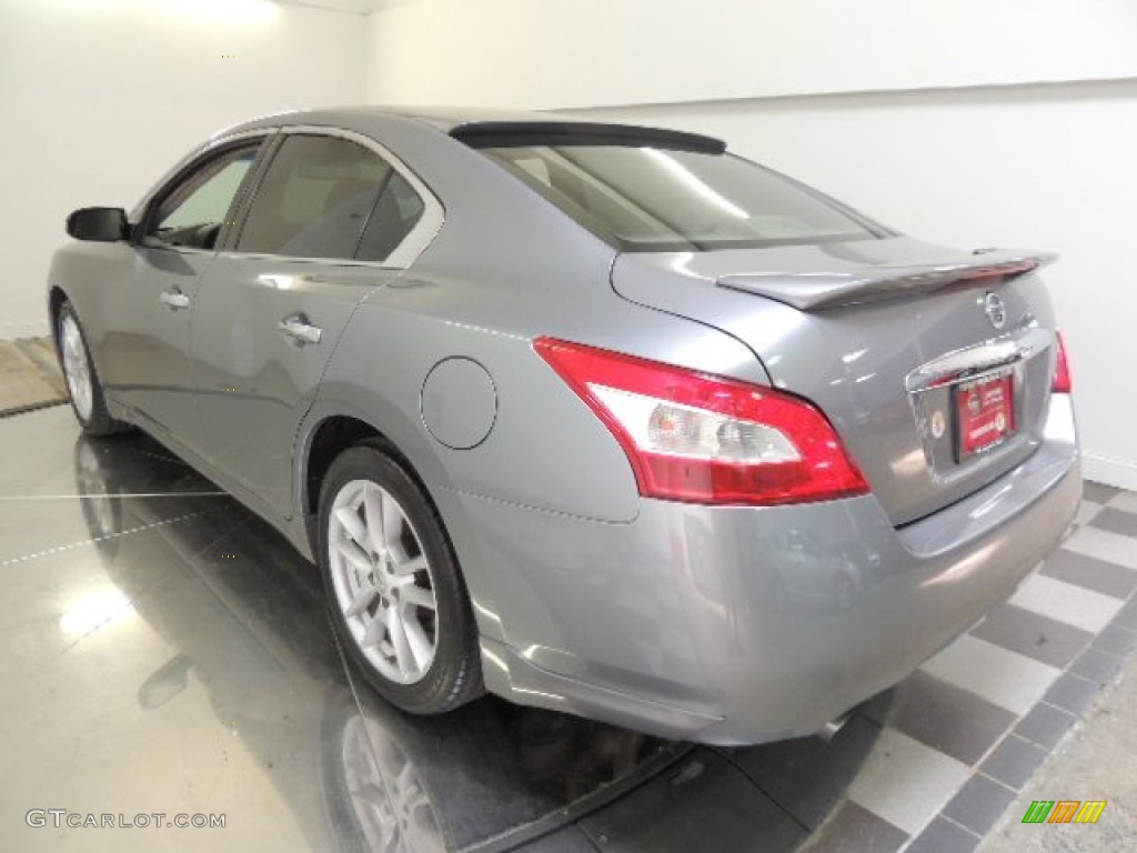 2009 Maxima 3.5 SV - Precision Gray Metallic / Frost Leather photo #10