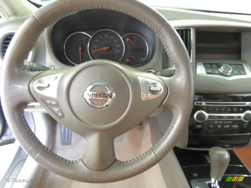 2009 Maxima 3.5 SV - Precision Gray Metallic / Frost Leather photo #22
