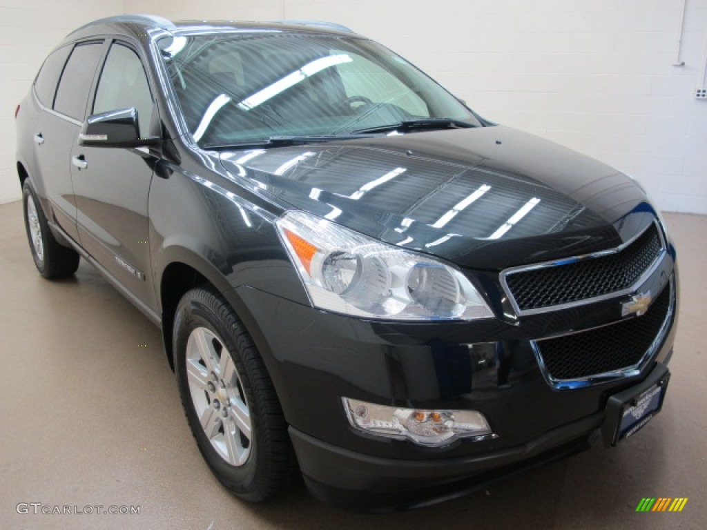 2009 Traverse LT - Black Granite Metallic / Ebony photo #1