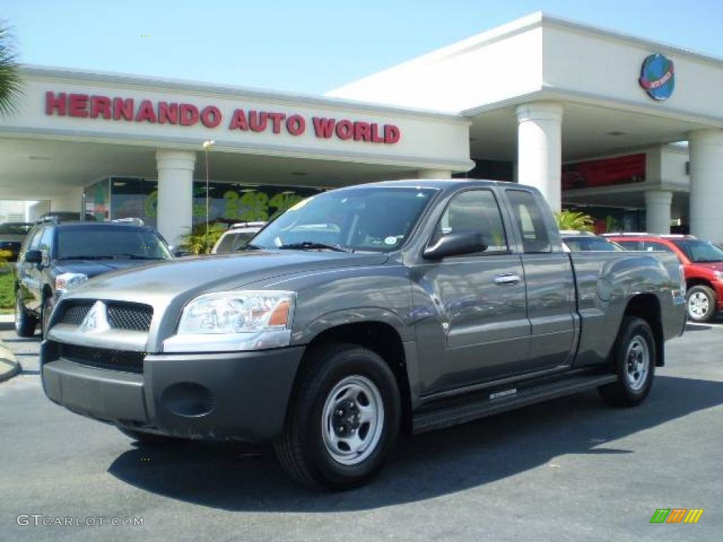 2008 Raider LS Extended Cab - Granite Gray Metallic / Slate photo #1