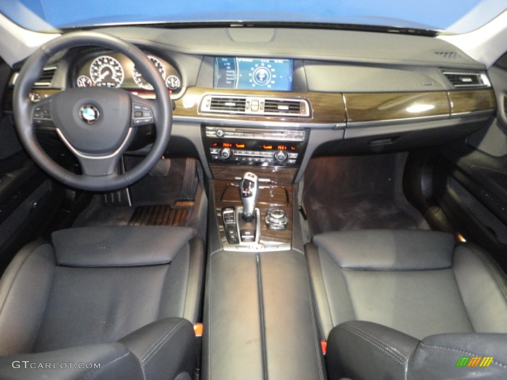 2012 7 Series 750Li xDrive Sedan - Dark Graphite Metallic / Black photo #15