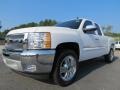 Summit White - Silverado 1500 LT Extended Cab Photo No. 2